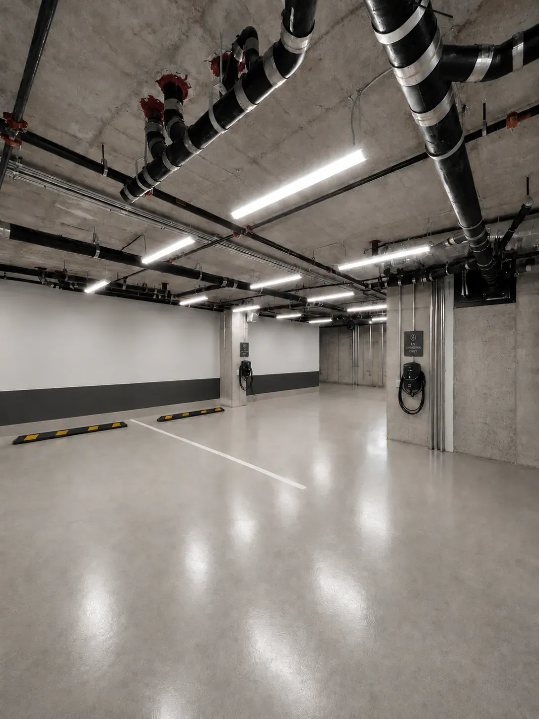 On-site parking garage at The Ranstead
