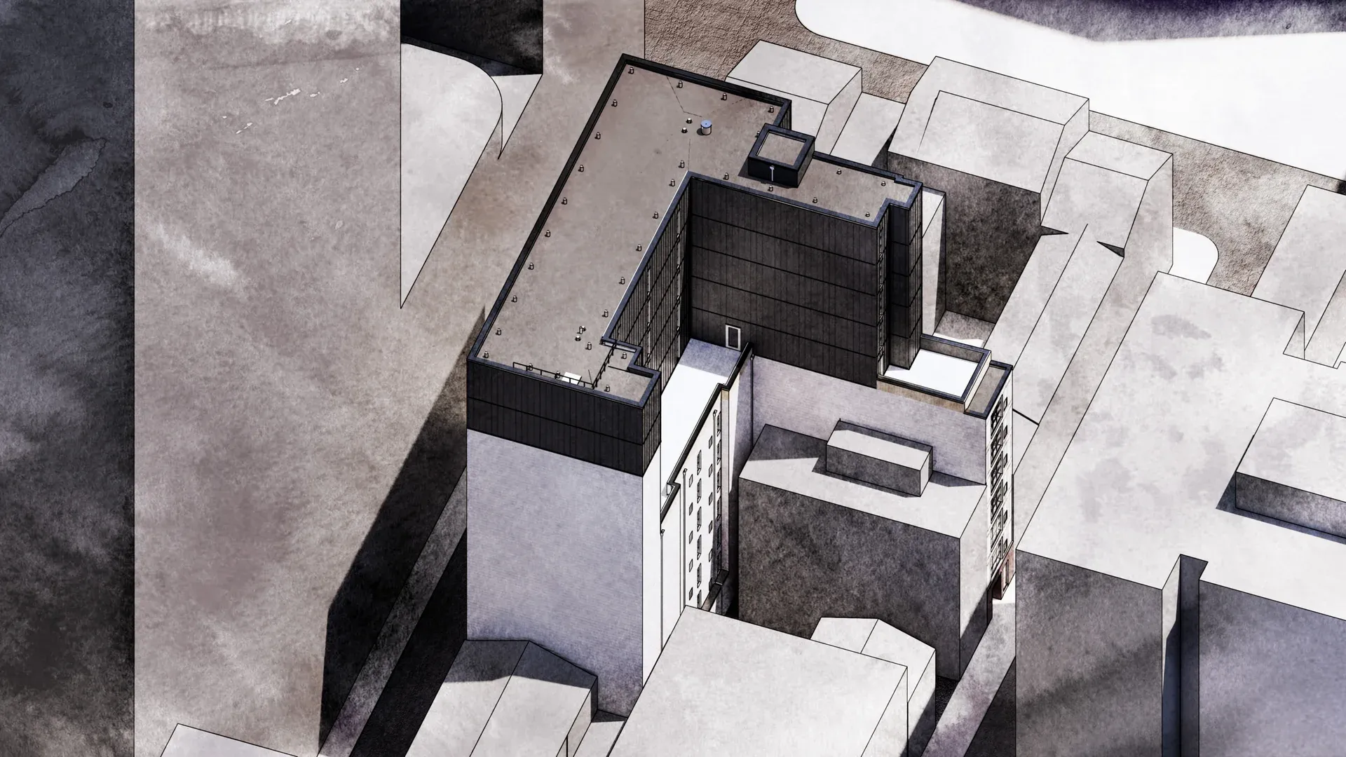 The Ranstead — aerial view