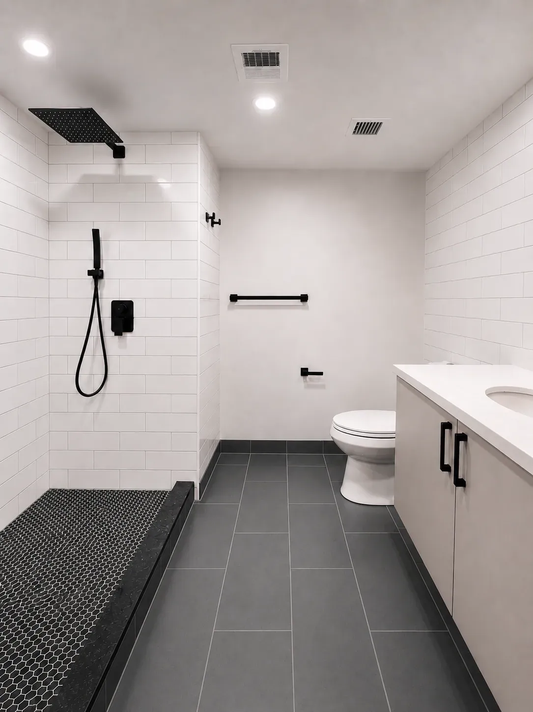 One-bedroom bathroom at The Ranstead