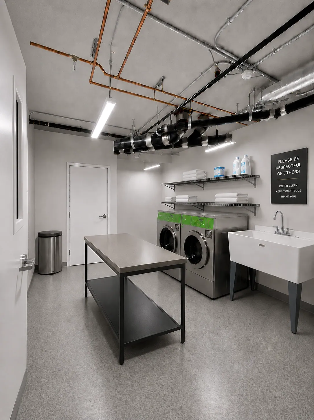 On-site laundry at The Ranstead
