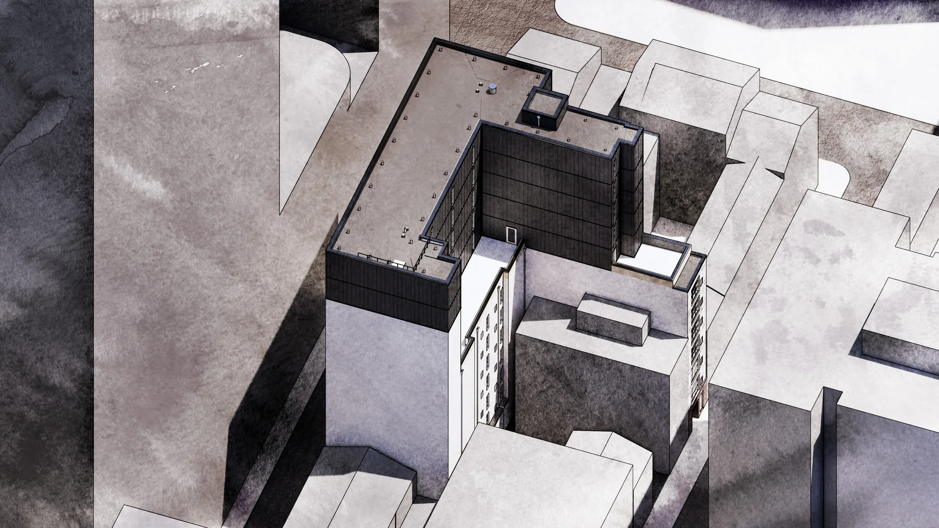The Ranstead — aerial view