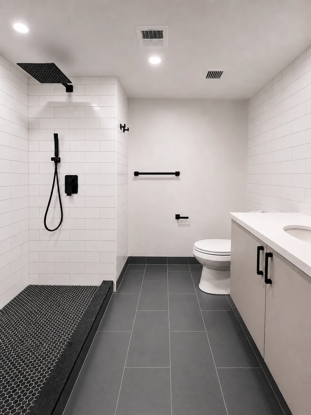 One-bedroom bathroom at The Ranstead